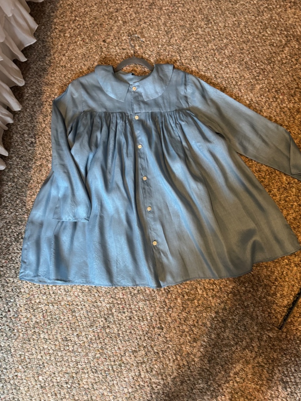 NEW -  Rudy Jude  Wild  Silk Flip Dress /Shirt  (Large) - Picture 3 of 8